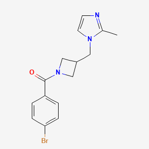 1-{[1-(4-bromobenzoyl)azetidin-3-yl]methyl}-2-methyl-1H-imidazole