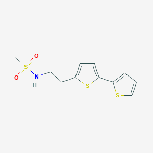 N-(2-{[2,2'-bithiophene]-5-yl}ethyl)methanesulfonamide