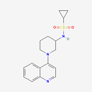 N-[1-(quinolin-4-yl)piperidin-3-yl]cyclopropanesulfonamide