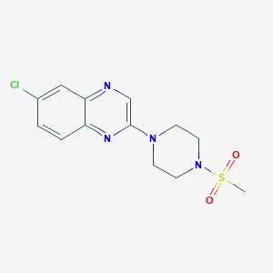 6-chloro-2-(4-methanesulfonylpiperazin-1-yl)quinoxaline