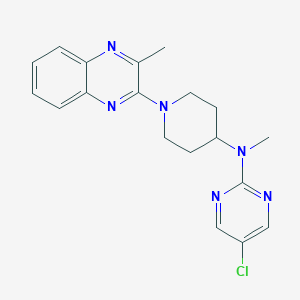 5-chloro-N-methyl-N-[1-(3-methylquinoxalin-2-yl)piperidin-4-yl]pyrimidin-2-amine