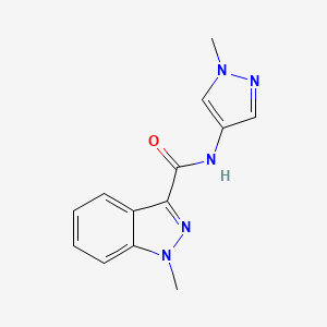 1-methyl-N-(1-methyl-1H-pyrazol-4-yl)-1H-indazole-3-carboxamide