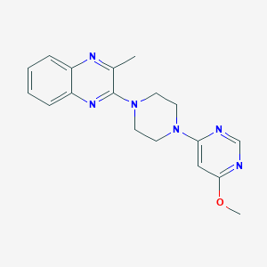 2-[4-(6-methoxypyrimidin-4-yl)piperazin-1-yl]-3-methylquinoxaline