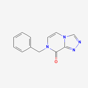 molecular formula C12H10N4O B6475907 7-benzyl-7H,8H-[1,2,4]triazolo[4,3-a]pyrazin-8-one CAS No. 2640842-16-4