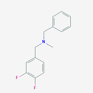 benzyl[(3,4-difluorophenyl)methyl]methylamine