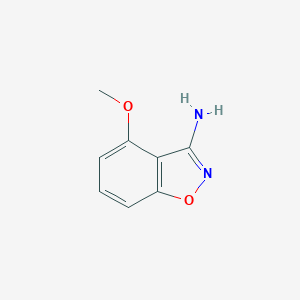 molecular formula C8H8N2O2 B064774 4-甲氧基-1,2-苯并噁唑-3-胺 CAS No. 177995-40-3