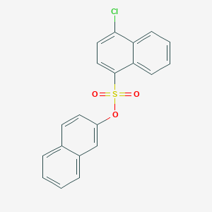 molecular formula C20H13ClO3S B6477946 naphthalen-2-yl 4-chloronaphthalene-1-sulfonate CAS No. 2640970-48-3