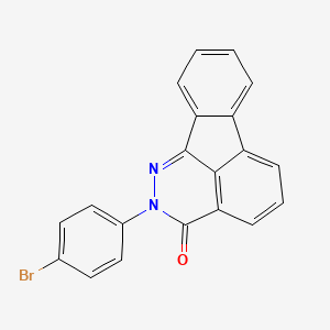 molecular formula C20H11BrN2O B6477984 3-(4-bromophenyl)-2,3-diazatetracyclo[7.6.1.0^{5,16}.0^{10,15}]hexadeca-1,5,7,9(16),10(15),11,13-heptaen-4-one CAS No. 2640888-67-9