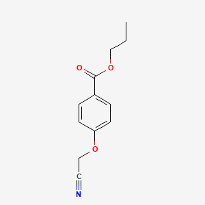 molecular formula C12H13NO3 B6478037 propyl 4-(cyanomethoxy)benzoate CAS No. 243657-96-7