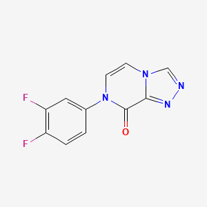 7-(3,4-difluorophenyl)-7H,8H-[1,2,4]triazolo[4,3-a]pyrazin-8-one