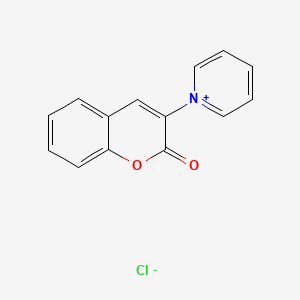 1-(2-oxo-2H-chromen-3-yl)-1lambda5-pyridin-1-ylium chloride