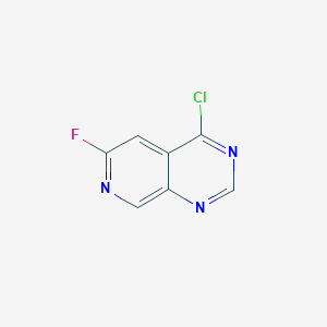 B064790 4-Chloro-6-fluoropyrido[3,4-D]pyrimidine CAS No. 175357-98-9