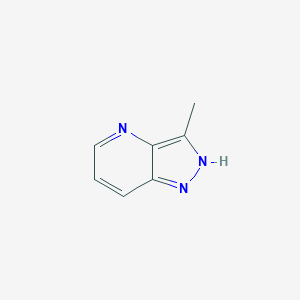 molecular formula C7H7N3 B064797 3-甲基-1H-吡唑并[4,3-b]吡啶 CAS No. 194278-45-0