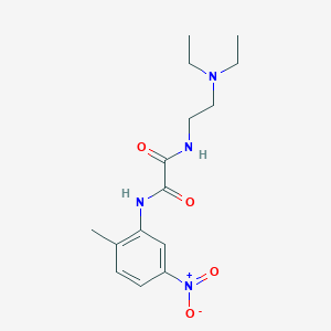 molecular formula C15H22N4O4 B6481847 N-[2-(diethylamino)ethyl]-N'-(2-methyl-5-nitrophenyl)ethanediamide CAS No. 899978-64-4