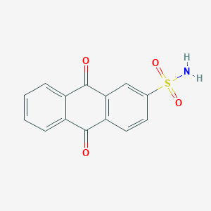 molecular formula C14H9NO4S B6481965 9,10-dioxo-9,10-dihydroanthracene-2-sulfonamide CAS No. 116436-32-9
