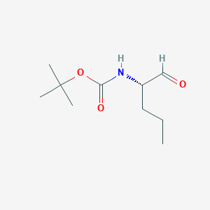 B064820 (S)-tert-Butyl (1-oxopentan-2-yl)carbamate CAS No. 160801-74-1