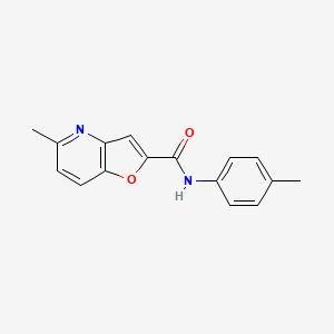 molecular formula C16H14N2O2 B6483146 5-methyl-N-(4-methylphenyl)furo[3,2-b]pyridine-2-carboxamide CAS No. 942005-31-4