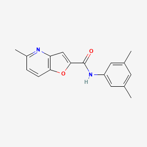 molecular formula C17H16N2O2 B6483161 N-(3,5-dimethylphenyl)-5-methylfuro[3,2-b]pyridine-2-carboxamide CAS No. 942005-56-3