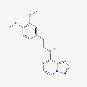 N-[2-(3,4-dimethoxyphenyl)ethyl]-2-methylpyrazolo[1,5-a]pyrazin-4-amine
