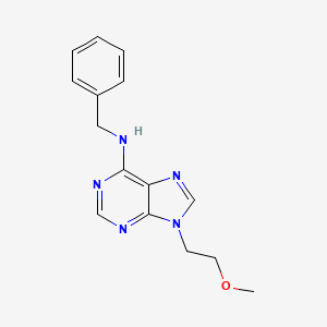 molecular formula C15H17N5O B6484191 N-benzyl-9-(2-methoxyethyl)-9H-purin-6-amine CAS No. 2640903-84-8