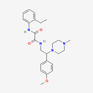 molecular formula C24H32N4O3 B6484675 N-(2-ethylphenyl)-N'-[2-(4-methoxyphenyl)-2-(4-methylpiperazin-1-yl)ethyl]ethanediamide CAS No. 903305-38-4