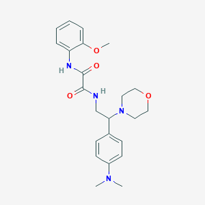 molecular formula C23H30N4O4 B6484882 N'-{2-[4-(dimethylamino)phenyl]-2-(morpholin-4-yl)ethyl}-N-(2-methoxyphenyl)ethanediamide CAS No. 900006-08-8