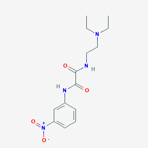 molecular formula C14H20N4O4 B6484904 N-[2-(diethylamino)ethyl]-N'-(3-nitrophenyl)ethanediamide CAS No. 941940-88-1
