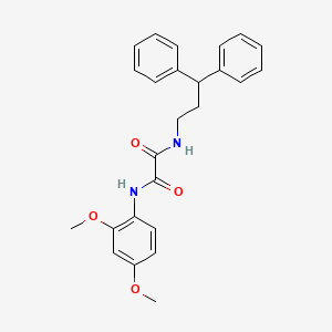 molecular formula C25H26N2O4 B6485148 N-(2,4-dimethoxyphenyl)-N'-(3,3-diphenylpropyl)ethanediamide CAS No. 941998-73-8