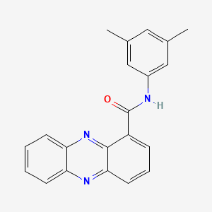 molecular formula C21H17N3O B6485237 N-(3,5-dimethylphenyl)phenazine-1-carboxamide CAS No. 923186-00-9