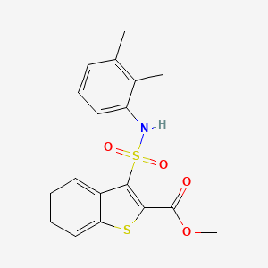 molecular formula C18H17NO4S2 B6485326 methyl 3-[(2,3-dimethylphenyl)sulfamoyl]-1-benzothiophene-2-carboxylate CAS No. 899965-99-2