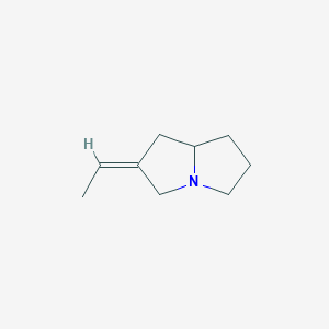 B064856 2-Ethylidenehexahydro-1H-pyrrolizine CAS No. 174148-43-7