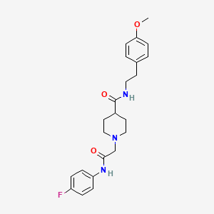 1-{[(4-fluorophenyl)carbamoyl]methyl}-N-[2-(4-methoxyphenyl)ethyl]piperidine-4-carboxamide