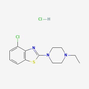 4-chloro-2-(4-ethylpiperazin-1-yl)-1,3-benzothiazole hydrochloride