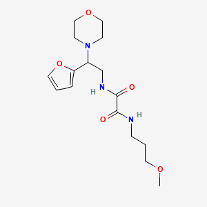 N'-[2-(furan-2-yl)-2-(morpholin-4-yl)ethyl]-N-(3-methoxypropyl)ethanediamide