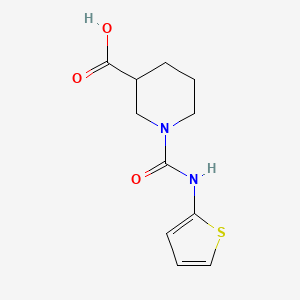 molecular formula C11H14N2O3S B6488329 1-[(thiophen-2-yl)carbamoyl]piperidine-3-carboxylic acid CAS No. 1286725-53-8