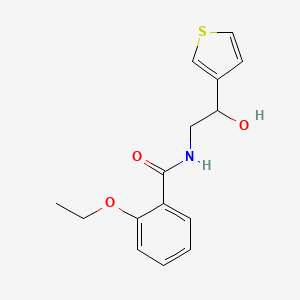 molecular formula C15H17NO3S B6488397 2-ethoxy-N-[2-hydroxy-2-(thiophen-3-yl)ethyl]benzamide CAS No. 1251615-19-6