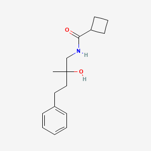 N-(2-hydroxy-2-methyl-4-phenylbutyl)cyclobutanecarboxamide