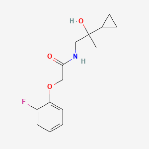 N-(2-cyclopropyl-2-hydroxypropyl)-2-(2-fluorophenoxy)acetamide