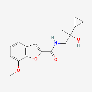 N-(2-cyclopropyl-2-hydroxypropyl)-7-methoxy-1-benzofuran-2-carboxamide