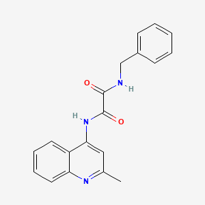 molecular formula C19H17N3O2 B6488501 N'-benzyl-N-(2-methylquinolin-4-yl)ethanediamide CAS No. 941999-21-9