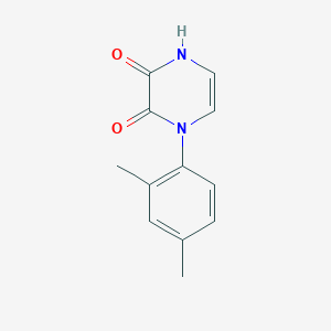 molecular formula C12H12N2O2 B6488845 1-(2,4-dimethylphenyl)-1,2,3,4-tetrahydropyrazine-2,3-dione CAS No. 1031668-99-1