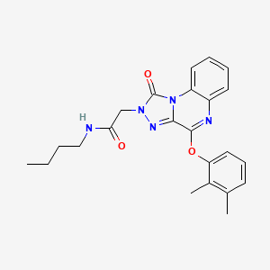 N-butyl-2-[4-(2,3-dimethylphenoxy)-1-oxo-1H,2H-[1,2,4]triazolo[4,3-a]quinoxalin-2-yl]acetamide