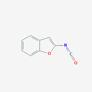 molecular formula C9H5NO2 B064907 2-异氰基苯并呋喃 CAS No. 179873-62-2