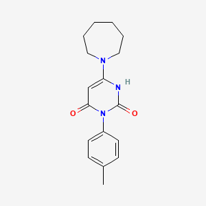 6-(azepan-1-yl)-3-(4-methylphenyl)-1,2,3,4-tetrahydropyrimidine-2,4-dione