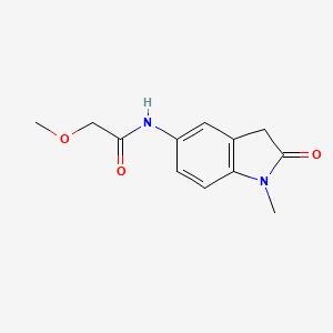 2-methoxy-N-(1-methyl-2-oxo-2,3-dihydro-1H-indol-5-yl)acetamide