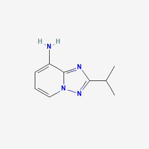 molecular formula C9H12N4 B6491271 2-(propan-2-yl)-[1,2,4]triazolo[1,5-a]pyridin-8-amine CAS No. 71064-78-3