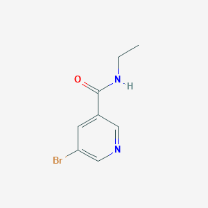 molecular formula C8H9BrN2O B064916 5-溴-N-乙基烟酰胺 CAS No. 173999-48-9