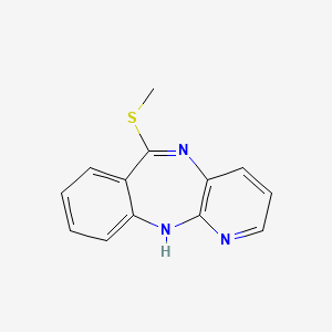 molecular formula C13H11N3S B6492790 10-(methylsulfanyl)-2,4,9-triazatricyclo[9.4.0.0^{3,8}]pentadeca-1(11),3,5,7,9,12,14-heptaene CAS No. 923693-33-8