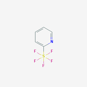 molecular formula C5H4F5NS B6492971 2-(pentafluoro-??-sulfanyl)pyridine CAS No. 159761-89-4