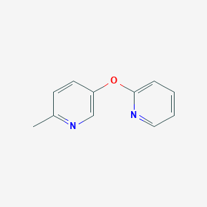 molecular formula C11H10N2O B6493122 2-methyl-5-(pyridin-2-yloxy)pyridine CAS No. 68559-37-5